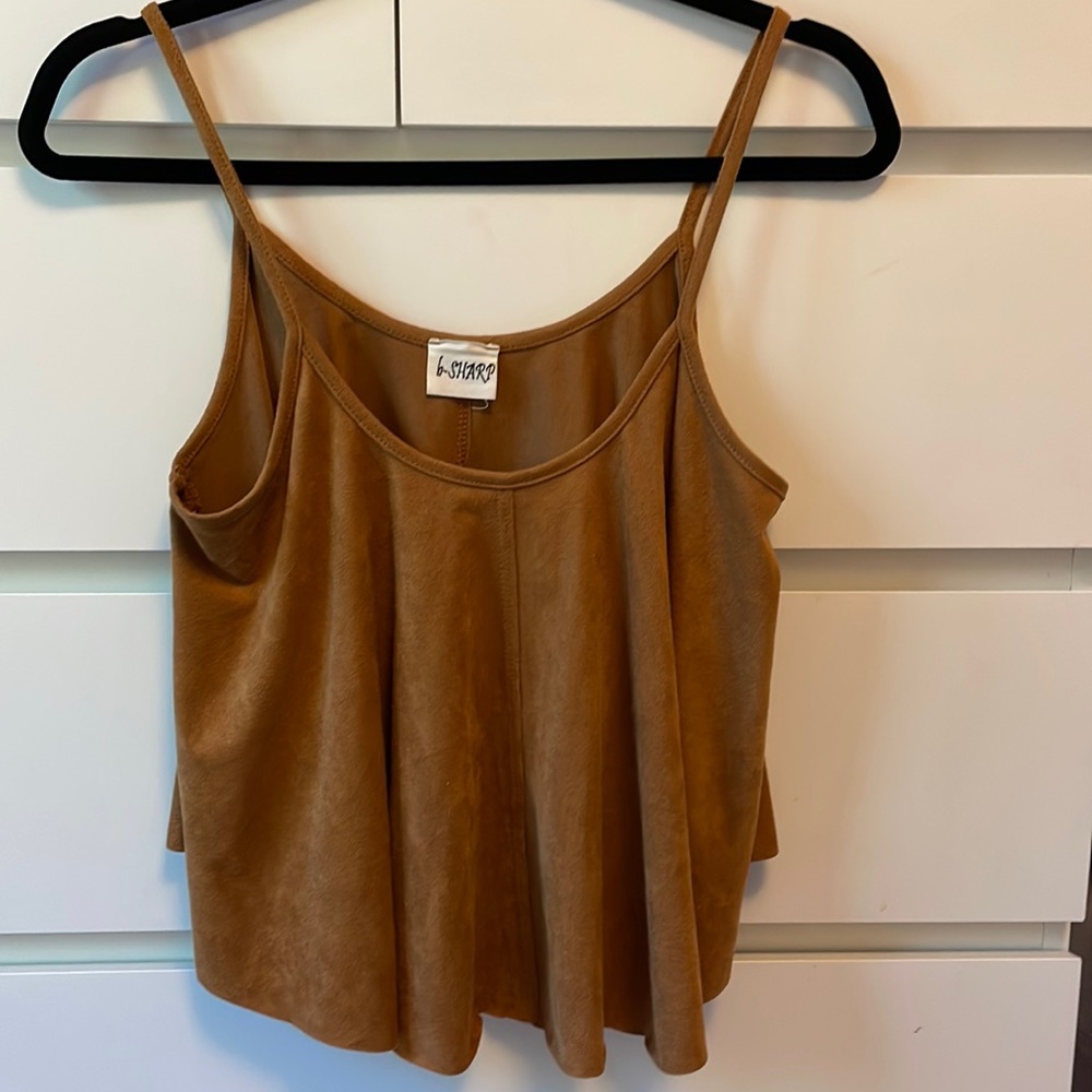 crop spaghetti strap top